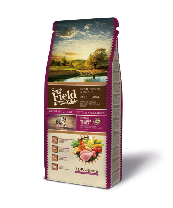 Sam's Field Chien Adult Large - Chicken & Potato