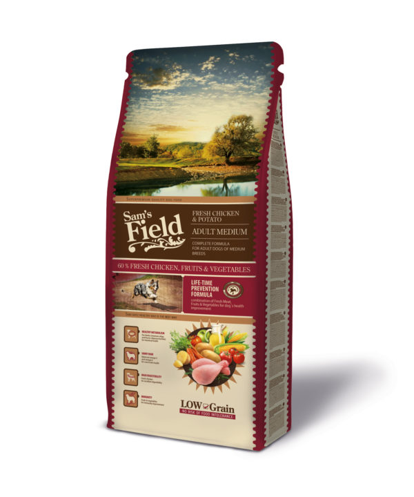 Sam's Field Chien Adult Medium - Chicken & Potato