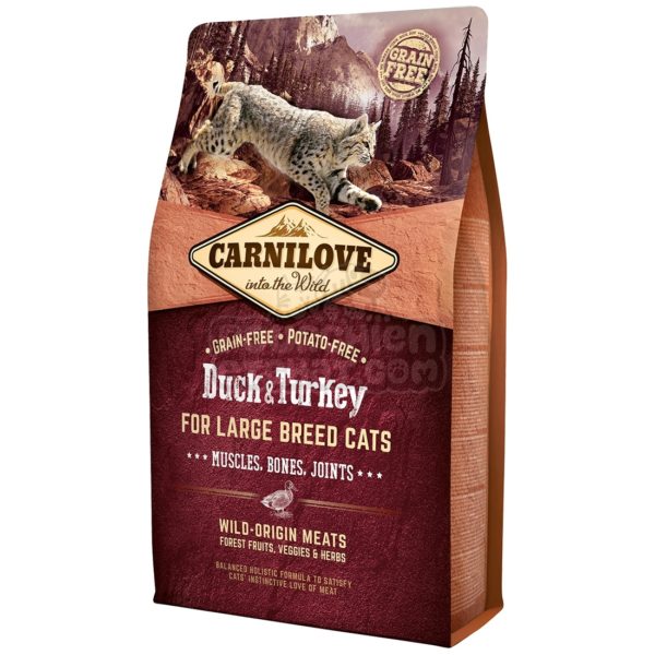 Carnilove Duck & Turkey For Large Breed Cats