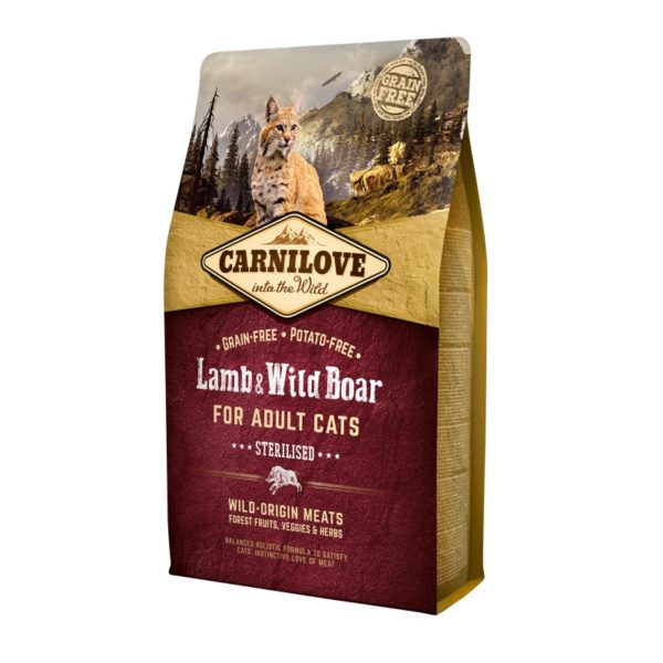 Carnilove Adult Lamb & Wild Boar Sterilised