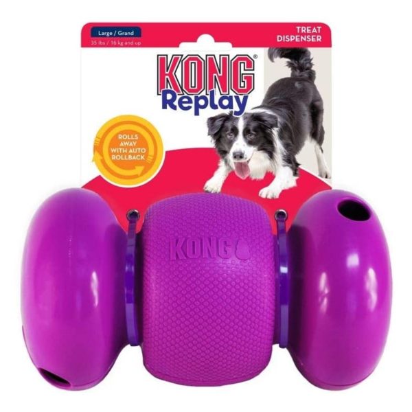 KONG REPLAY DISTRIBUTEUR DE FRIANDISE VIOLET