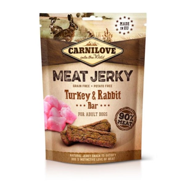carnilove meat jerky turkey-rabbit