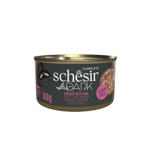 SCHESIR DARK CHAT POULET AVEC JAMBON EN SAUCE